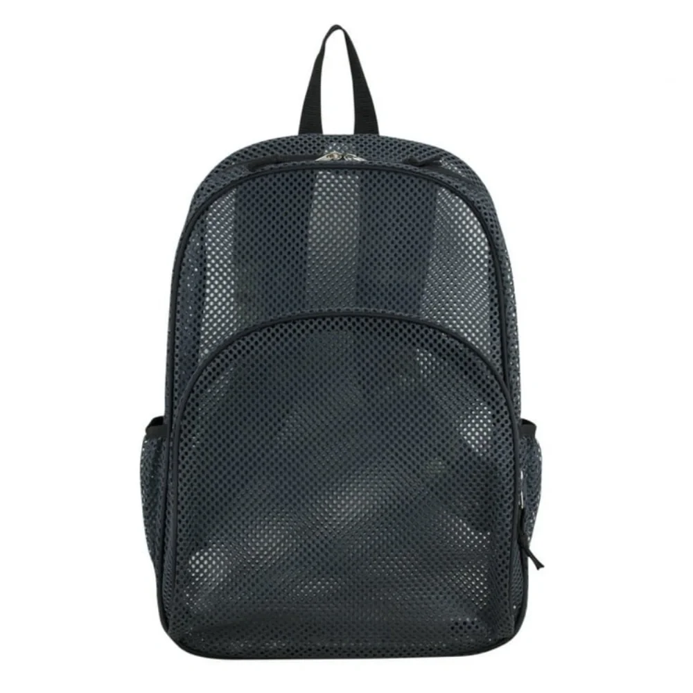 Black Mesh Backpack Unisex